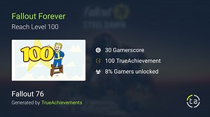 Fallout Forever achievement in Fallout 76