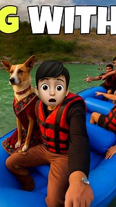 Rafting With Pluto 🥰 | Street Dog Pluto