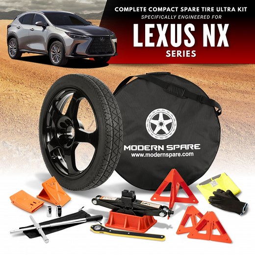 Fits All 2022-2026 Lexus NX Series (Including Hybrid & F-Sport Models) - Spare Tire And Complete Accessory Kit Options