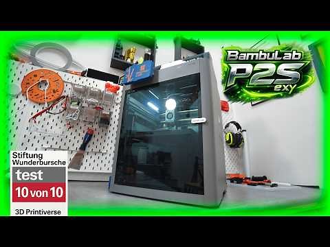 Best 3D printer of 2025? 🤯 BambuLab P2S in its first test / SU