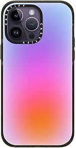 CASETiFY Impact iPhone 14 Pro Max Case [4X Military Grade Drop Tested / 8.2ft Drop Protection/Compatible with Magsafe] - Color Cloud: A New Thing is On The Way - by Jessica Poundstone - Glossy Black