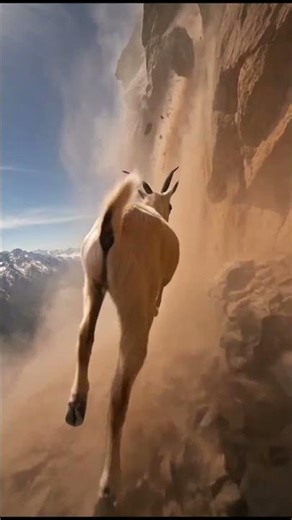 Goats Death Movements | Watch Till End. #wildlife #mountains