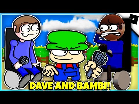 Friday Night Funkyn' RP - How to get DAVE AND BAMBI BADGE (ROBLOX)