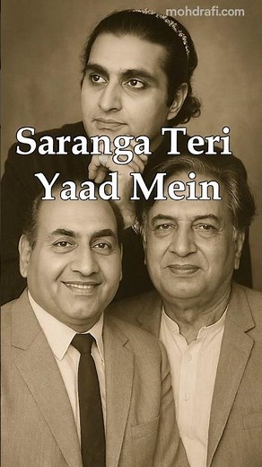 🎵 Saranga Teri Yaad Mein... #Rafi version of #Mukesh song