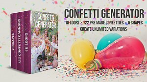 Videohive Confetti Generator Bundle - 21668805 AEdownload.com