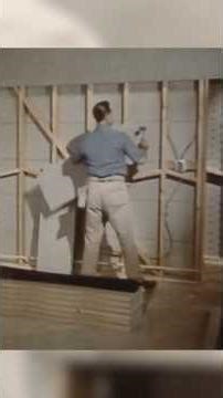 This is how drywall was done in 1950s