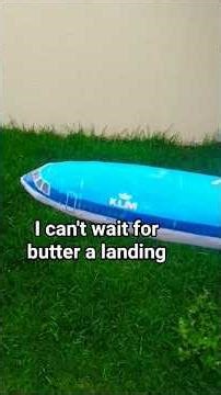 Butter landing #aviation #papercrafts #md11 #landing