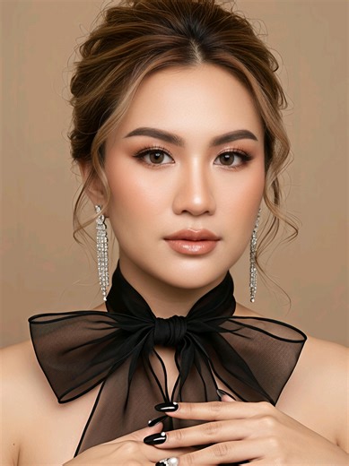 Hyper-Realistic Portrait of an Elegant Woman
