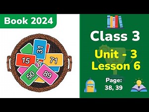 Class 3 English | Unit 3 | Lesson 6 | Numbers 71-90 (Book 2024)