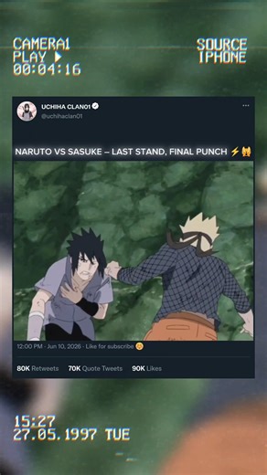 NARUTO VS SASUKE – LAST STAND, FINAL PUNCH ⚡🙀