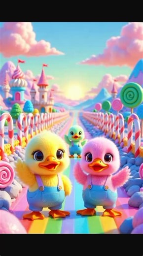 Dancing Ducks: Colorful Animation in Play Land