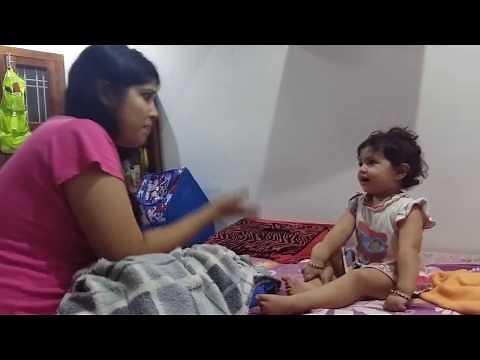 Innocent Baby Fighting with Mom