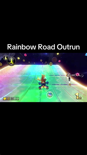 Outrunning Two Blue Shells in Mario Kart 8 Deluxe