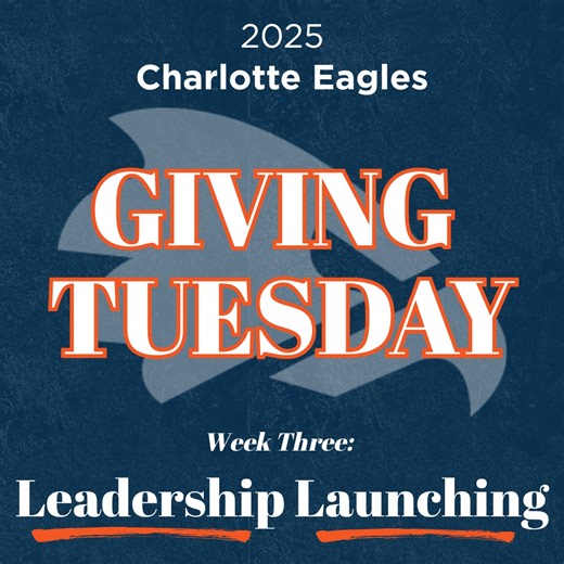 In week three of our #GivingTuesday campaign, we're spotlighting the third pillar of our Summer Ministry Teams – 𝑳𝒆𝒂𝒅𝒆𝒓𝒔𝒉𝒊𝒑 𝑳𝒂𝒖𝒏𝒄𝒉𝒊𝒏𝒈. Every summer, we witness our Summer Ministry players grow into leaders, using the gifts they've been blessed with to teach kids in the Charlotte Community about Jesus Christ and the sport they love ⚽️🦅 Your support helps launch the next generation of Christ-centered leaders. 🔗 To support the Eagles #GivingTuesday campaign, visit www.charlotte
