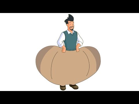 Harold shrinks invented inflatable pants