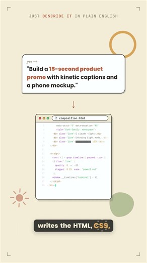🤯 Claude Makes VIDEOS Now?! 🎬 (free + open source) #aihacks #aiproductivity #aitips #claude