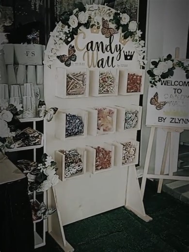 Candy Wall Creations for Weddings by Zlynn