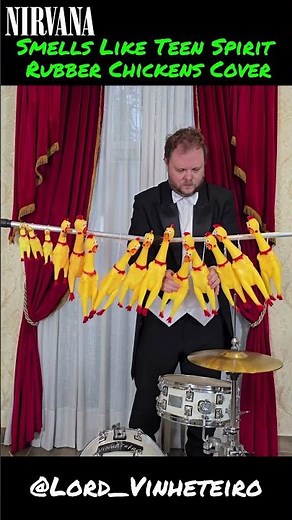 Smells Like Teen Spirit Rubber Chickens Cover 🔥 Insane Nirvana Cover Nirvana #SmellsLikeTeenSpirit