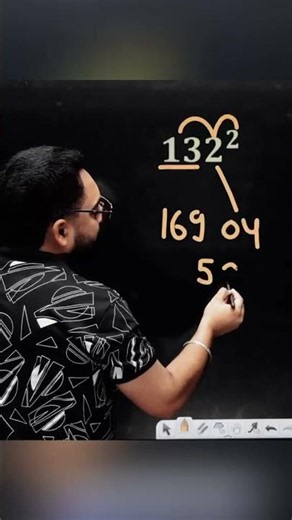 BEST SQUARE TRICK #maths #mathstricks #maths #squaretrick