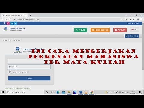MENGISI PERKENALAN di akun elearning.ac.id