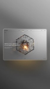 Anton Skvortsov on Instagram: "Hey everyone! It’s been a while since I posted anything, so I think it’s time to fix that😎 This is a concept for a website for an AI company. #design #behance #dribbble #creativity #ui #ux #uiux #web #minimal #inspiration #interactive #interface #motiondesign #motion #layout #c4d #redshift"