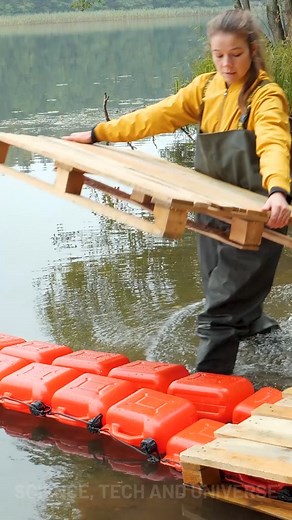 70K views · 210 reactions | Building perfect pontoon bridge in the lake | Science, Tech and Universe | Facebook