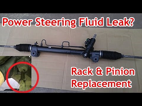 Toyota / Lexus Rack And Pinion Replacement - Power Steering Fluid Leak?