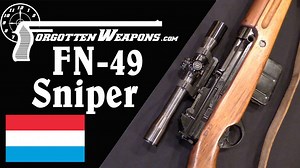After World War Two, Luxembourg was one of the nations which opted to purchase new FN-49 rifles. It bought a total of 6,203 of them for the military - an initial purchase of 4,000 semiauto SAFN rifles and a followup purchase of 2,000 AFN select-fire rifles and 203 semiauto rifles fitted with Belgian OIP telescopic sights. The scope mounts were commercial Echo mounts, designed and manufactured by an American engineer named Herkner, in Boise Idaho. When Luxembourg replaced its FN49 rifles with the