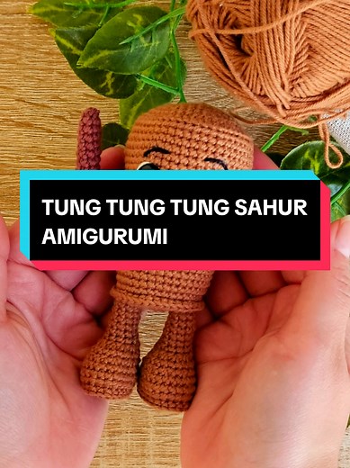 Tung Tung Tung Sahur: Amigurumi Tutorial Creativo