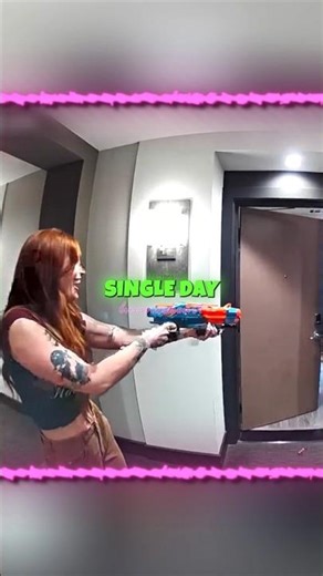 she fell in love with him after playing nerf 😍🤭