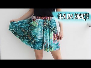 DIY: FALDA SHORT / SHORT CAMPANA