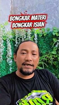 BONGKAR ISIAN/BONGKAR MATERI‼️
