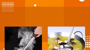 MAGICLULU Stainless Steel Stir-Frying Spoon with Long Wooden Handle Ideal Wok Ladle for Cooking Serving and Kitchen Use 19.85 Inches