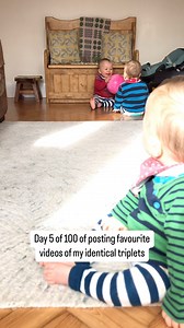 Having triplets is hard work in many ways, but easier in some. I rarely need to entertain or play with them as they have one another. I guess that will be a huge advantage for them throughout their lives, they’ll always have someone to play with 🥰 Three is definitely not a crowd either, they are all just as close to one another #triplets #identicaltriplets #babies #toddler | triplets_and_toddler