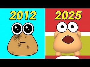 Evolution of POU (2012-2025) / Classic Pou vs 3D Pou
