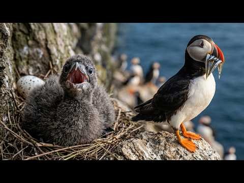 The World Of Birds |The Secret Life of Puffins From Egg to Flight | Wildlife Documentary