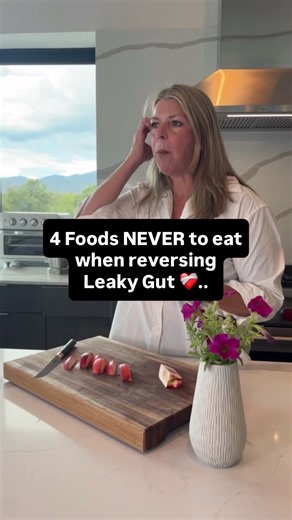 Eating healthy foods can surprisingly stall your progress when healing leaky gut.