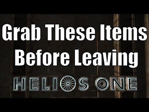 Grab These Items Before Leaving Helios One