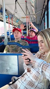 Solider laughs while woman has meltdown on bus 🎬 This video was produced by Network Media and Network Media Is So Dramatic | Chaos Crew