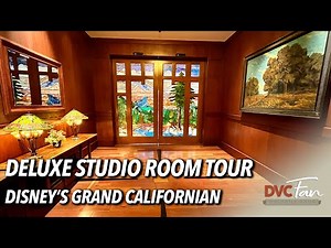 Deluxe Studio DVC Room Tour - The Villas at Disney's Grand Californian