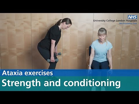 Strength and conditioning exercises for people with Ataxia