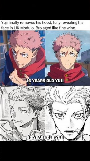 Yuji Itadori 16 vs 80 🤯Yuji's Transformation is INSANE!🔥The Ultimate Evolution of a JJK Sorcerer💯