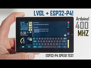M5Stack Tab5 with Arduino IDE + LVGL: First UI Demo on ESP32-P4