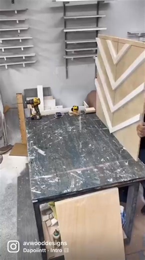 Process video Collapsible foldible party table #diyproject #process #eventprops #fyp #explore #woodworking | In Real Time