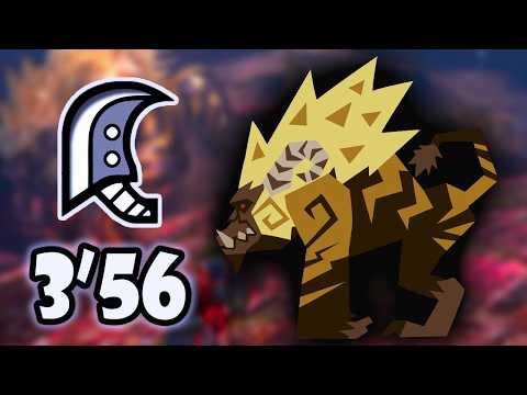 [MH4U/MH4G] G3 激昂したラージャン | 3'56 大剣スピードラン | G3 Furious Rajang | Great Sword/GS Solo | TA Rules