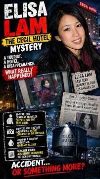Elisa Lam: The Cecil Hotel Mystery That Still Haunts the Internet 😨 #truecrime