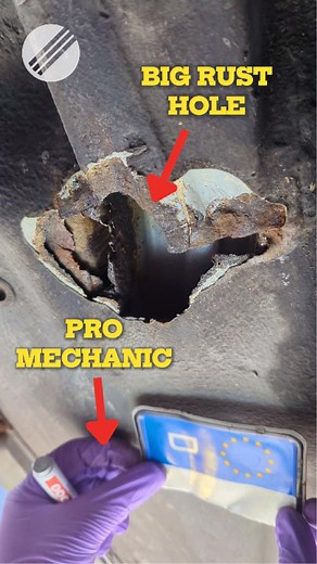 1.9M views · 2.5K reactions | Big Rust Hole Vs Pro Mechanic, Watch To See The Winner #workshop #workshop #repair #mechanic #fblifestyle | Topspeedgermany | Facebook