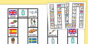 Two Syllable Final 'Sh' Sound Board Game