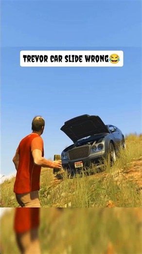 Trevor Car Slide Wrong #gta #gta5 #gtav #short #shorts