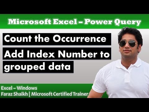 Count Occurrence Or Add Index Number To Group Data | Power Query & PowerBI